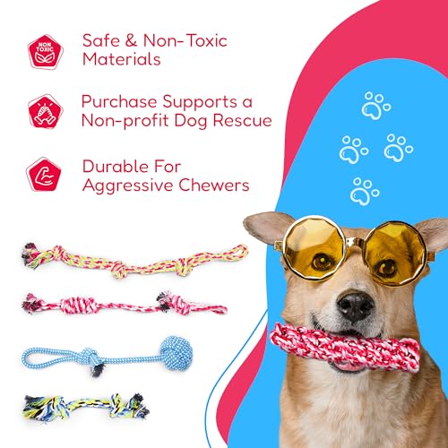 Dog Rope Toys for Medium Dogs 11 Pack (22 Pack)