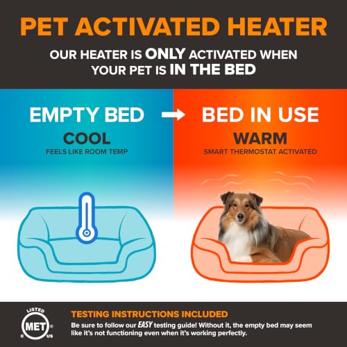 K&H Heated Dog Bed (Medium (26 in X 20 in) / Recyclable Box)