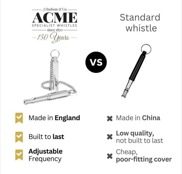 535 Acme 'silent dog whistle' (Nickel-plated)