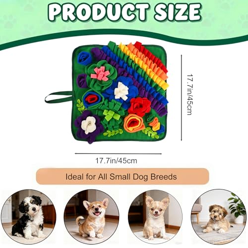 Snuffle Mat for Dogs & Cats 17.7in