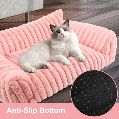 Cute Dog Couch for Medium Large Dogs (Large(36x27x10") / Pink)