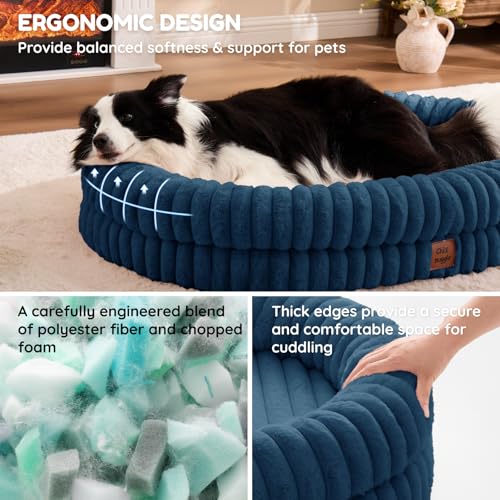 Orthopedic Dog Bed (Navy / XL(41*30*7))