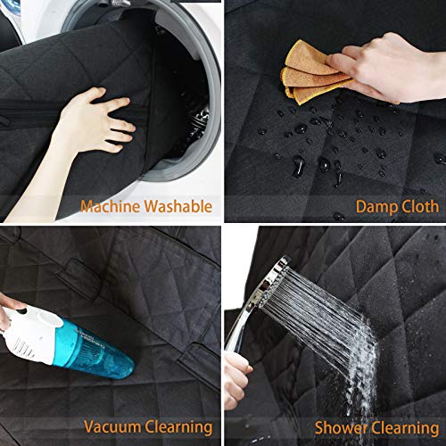 Bench Dog Car Seat Cover for Back Seat Waterproof Seat Covers Durable Scratch Proof Nonslip (52''Lx50"W)
