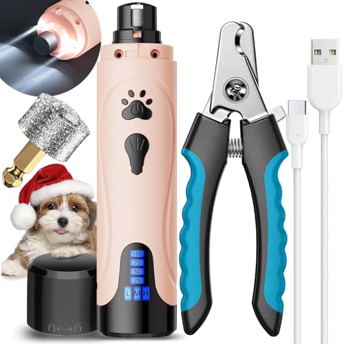 Dog Nail Grinder (Creamy Pink)