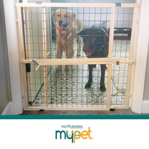 Wire Mesh Dog Gate (29.5"-50" Wide, 31" Tall)