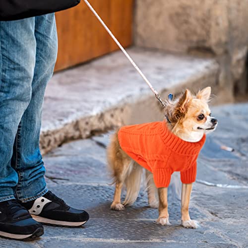 Small Dog Pullover Sweater for Medium Dogs Girl (Medium / Orange)