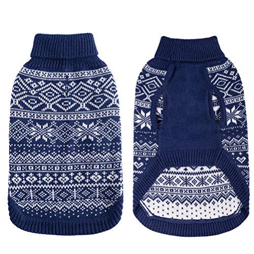 Dog Sweater Argyle (Small/Medium / Blue)