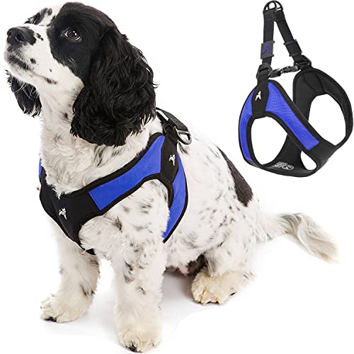 Escape Free Easy Fit Dog Harness (Small chest (16~19.25") / Blue)