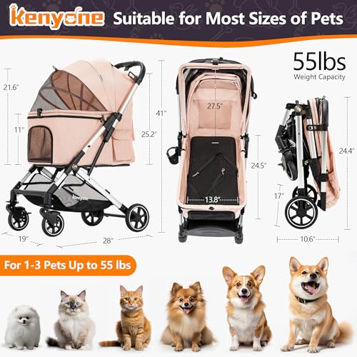 Medium Dog Stroller (Pink)