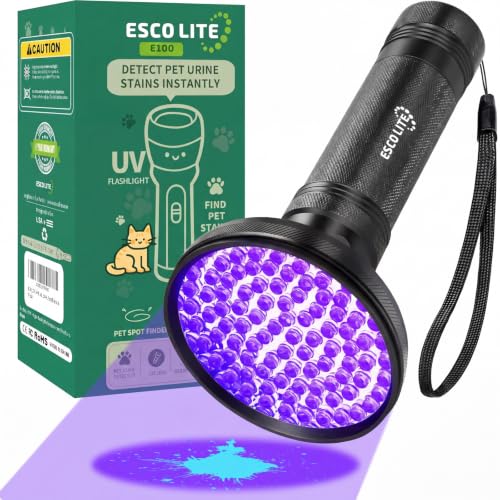 UV Flashlight Black Light (100 LED)