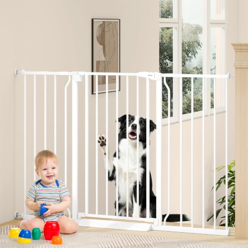 36" Extra Tall Baby Gate (White / 29-55"Wide, 36"Tall)