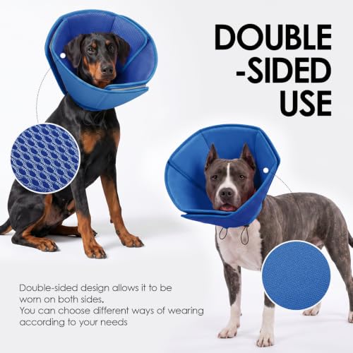 Dog Cones for Medium Dogs (Blue / Medium)