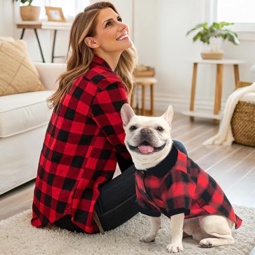 Christmas Dog Shirt (Small / Red)
