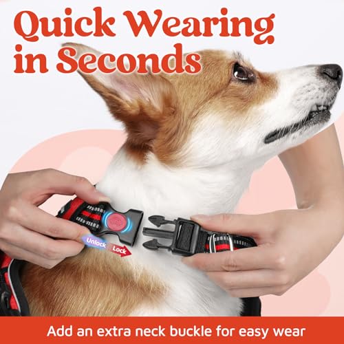 Dog Harness Medium Sized (Red / Medium)
