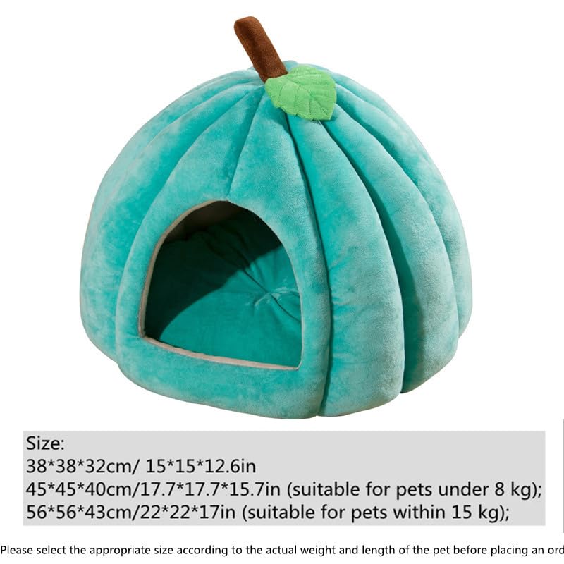 Cat Beds for Indoor Cats (Blue-01 / 15 in)
