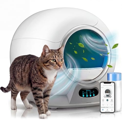 PurrTek Automatic Litter Box Self Cleaning 5GHz Wi (Large)