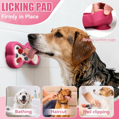 Lick Mat for Dogs (S / A-Rose)