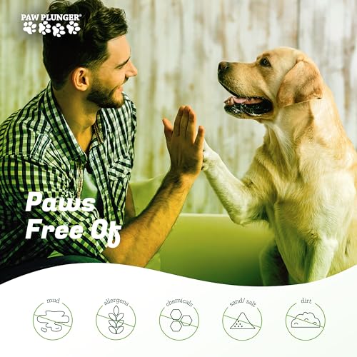 for Dogs Portable Dirty Paw Washer for Medium Sized Dogs (Royal Blue / Medium)