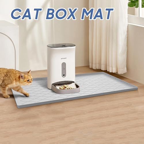 Pet Food Mat 37 x 22 in (Khaki / 37"L x 22"W)