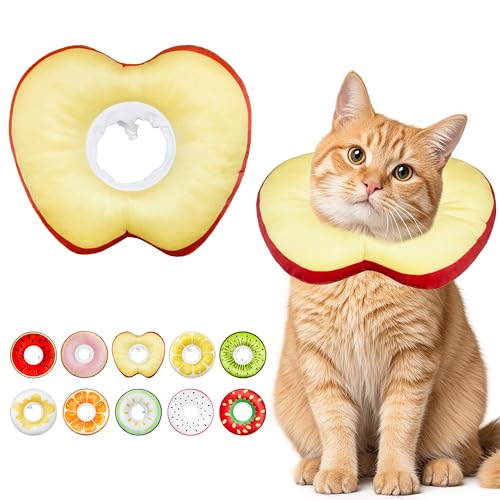 Cat Cone Collar Soft (Apple / Medium)