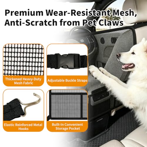 Dog Car Barrier Dog Net for Car Pet Divider Net for Cars and SUVs