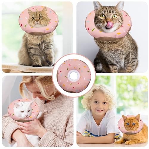 Cat Cone Collar Soft (Waterproof Pink / Large)