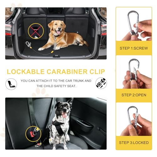 Dog Seat Belt Harness for Car (16 inch/40CM)