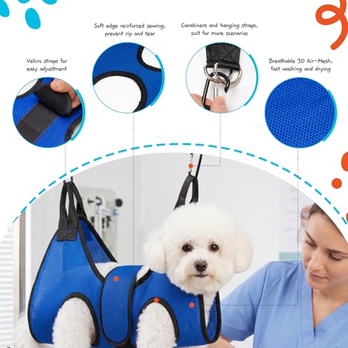 Dog Grooming Hammock Harness (S)