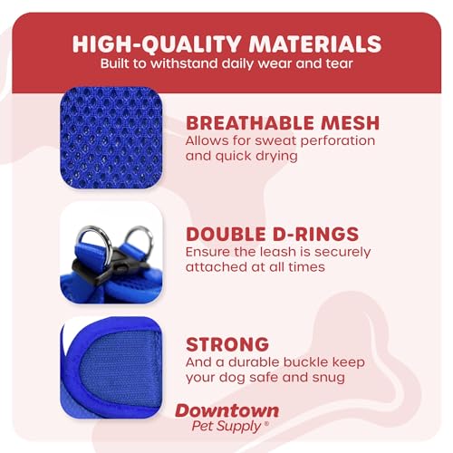 Step in Dog Harness for Small Dogs No Pull (X-Small / Blue)