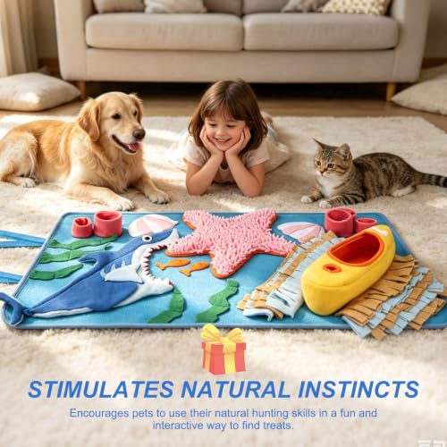 Snuffle Mat for Dogs (Ocean)