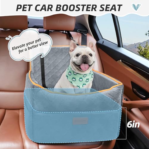 Dog Car Seat for Small Medium Dogs (Gray)