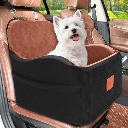 Dog Car Seats for Small (Black/Brown / Medium)