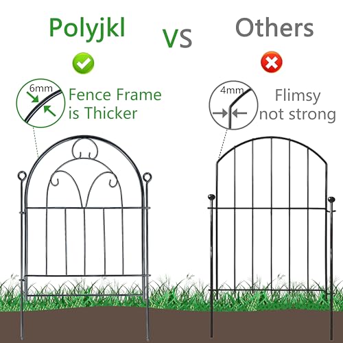 Decorative Garden Fence 17in (21" High,11ft)