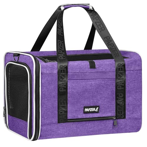 Cat Carrier for Travel (Purple / 18.0"L x 11.0"W x 11.0"H)