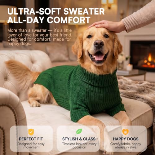 XSmall Dog Sweater (X-Small / Green)