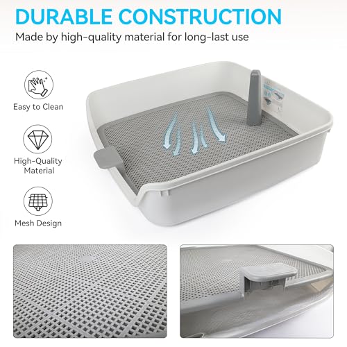 Dog Pee Pad Holder with Removable Post