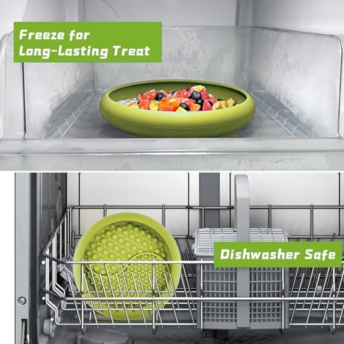 Dog Lick Bowl (Green / Large)
