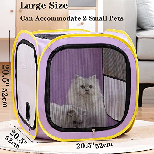 Pet Cat Dog Drying Box (Purple)