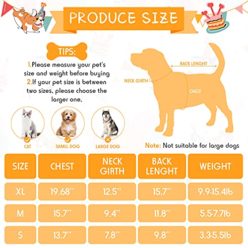 16 Pieces Small Dog Clothes (XL)
