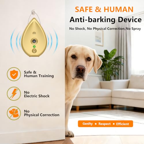 Ultrasonic Anti Barking Device for Dogs (Gold Anti Barking Device)