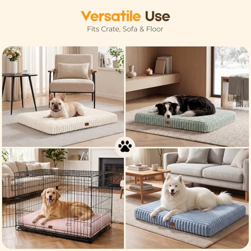 Orthopedic Dog Bed for XL Dog (Blue / 41"x27"x4")