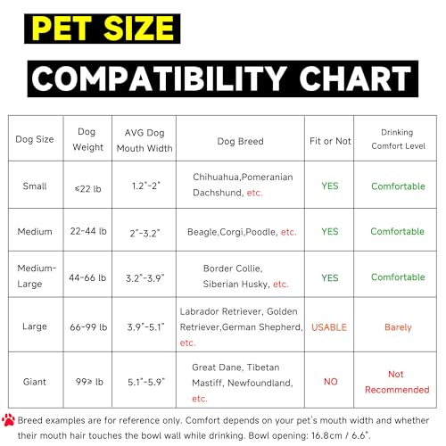 Automatic Water Dispenser for Dogs (101 oz / Silver)