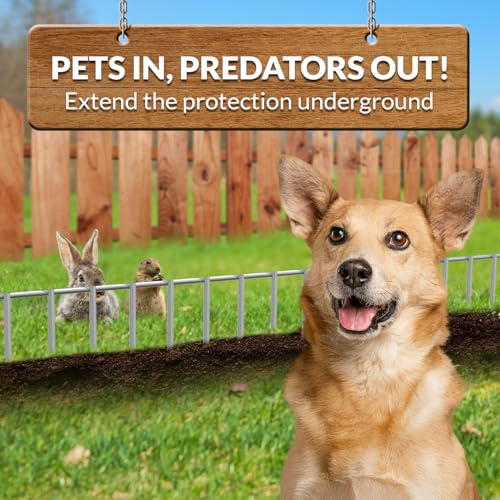 Original Animal Barrier Garden Fence Small (Pack of 25 (Black))