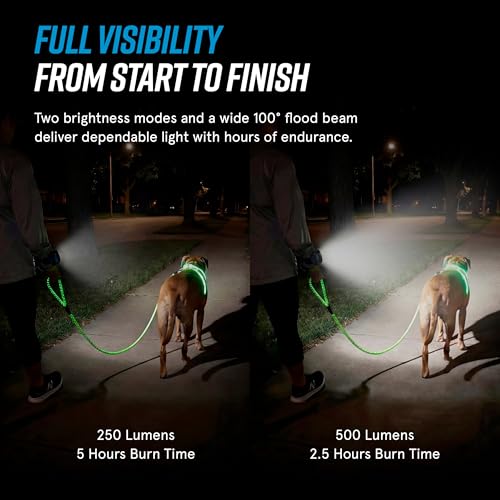 LightHound Light Up Reflective Dog Harness and Wrist Light (Large)