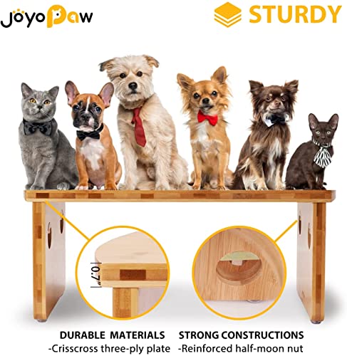 Elevated Dog Bowls (Natural / Medium: 7'' Tall-40oz Bowl)