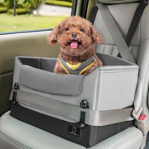 Dog Car Seats for Small Dogs (Grey / Small)