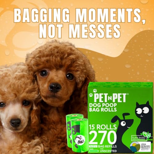 Dog Poop Bags Rolls (1 Count (Pack of 270))