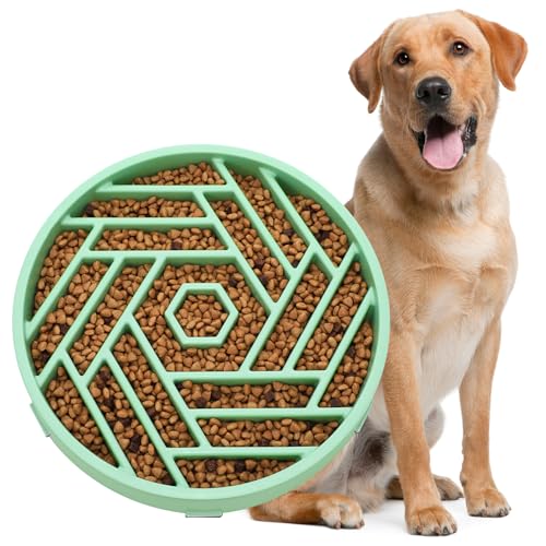 Slow Feeder Dog Bowl (mint green)