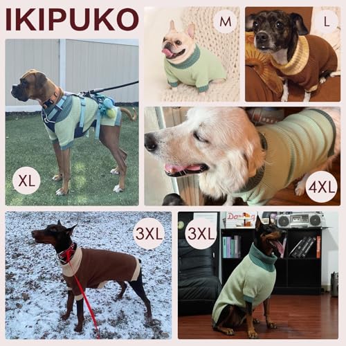 Dog Sweater XXXL (XXX-Large (Chest 31.5") / Brown)