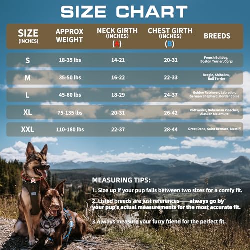 Tactical Dog Harness for Extra Large Dogs (Camo - Desert Camo / XXL(Neck:21.7-36.7",Chest:28.3-44.1"))